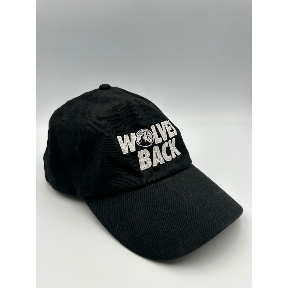 Minnesota Timberwolves Wolves Back Caribou Coffee Hat Black Adjustable Dad Cap